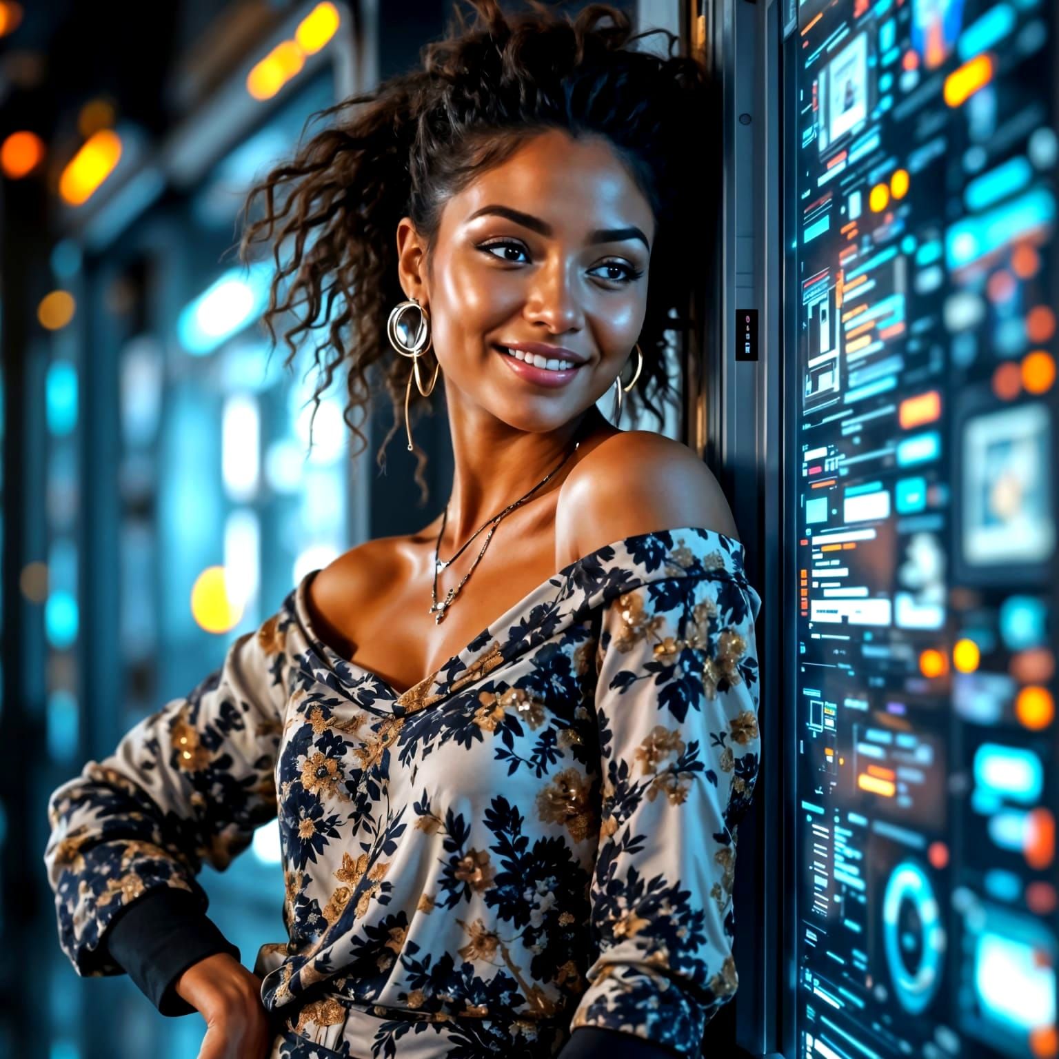 Space Station Woman 033