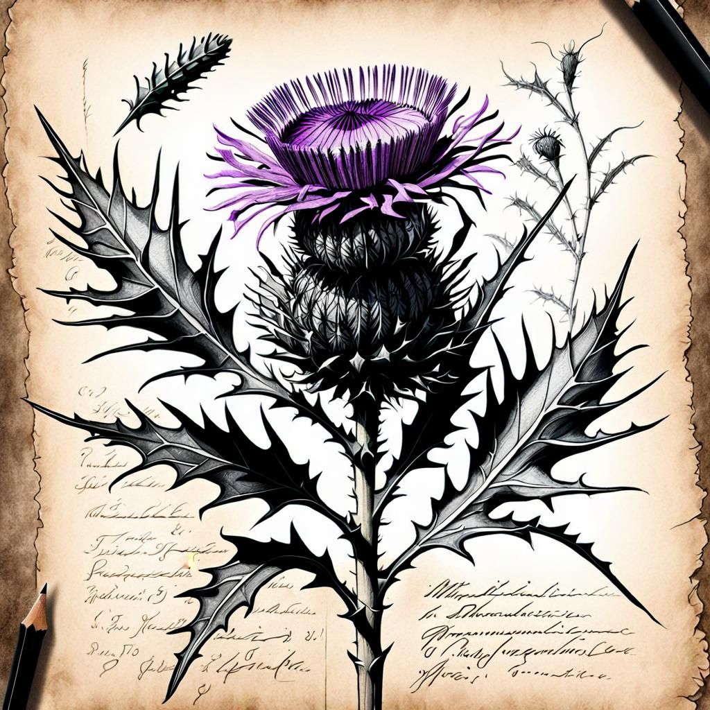 Thistle  by @nytephoenyx