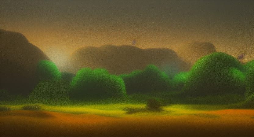 hyperreal landscape