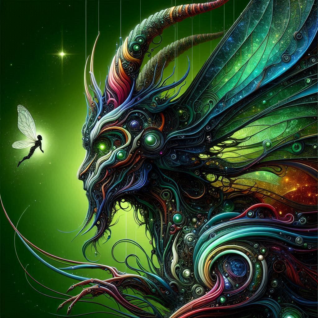 Bio Metical Animal Fantasy Illustration 2