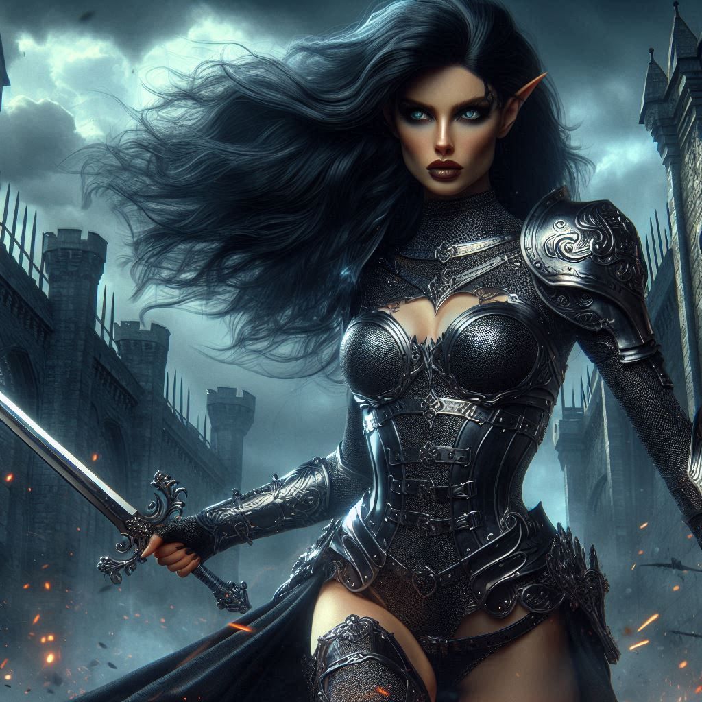 Thalydia Darkhart Elf Warrior