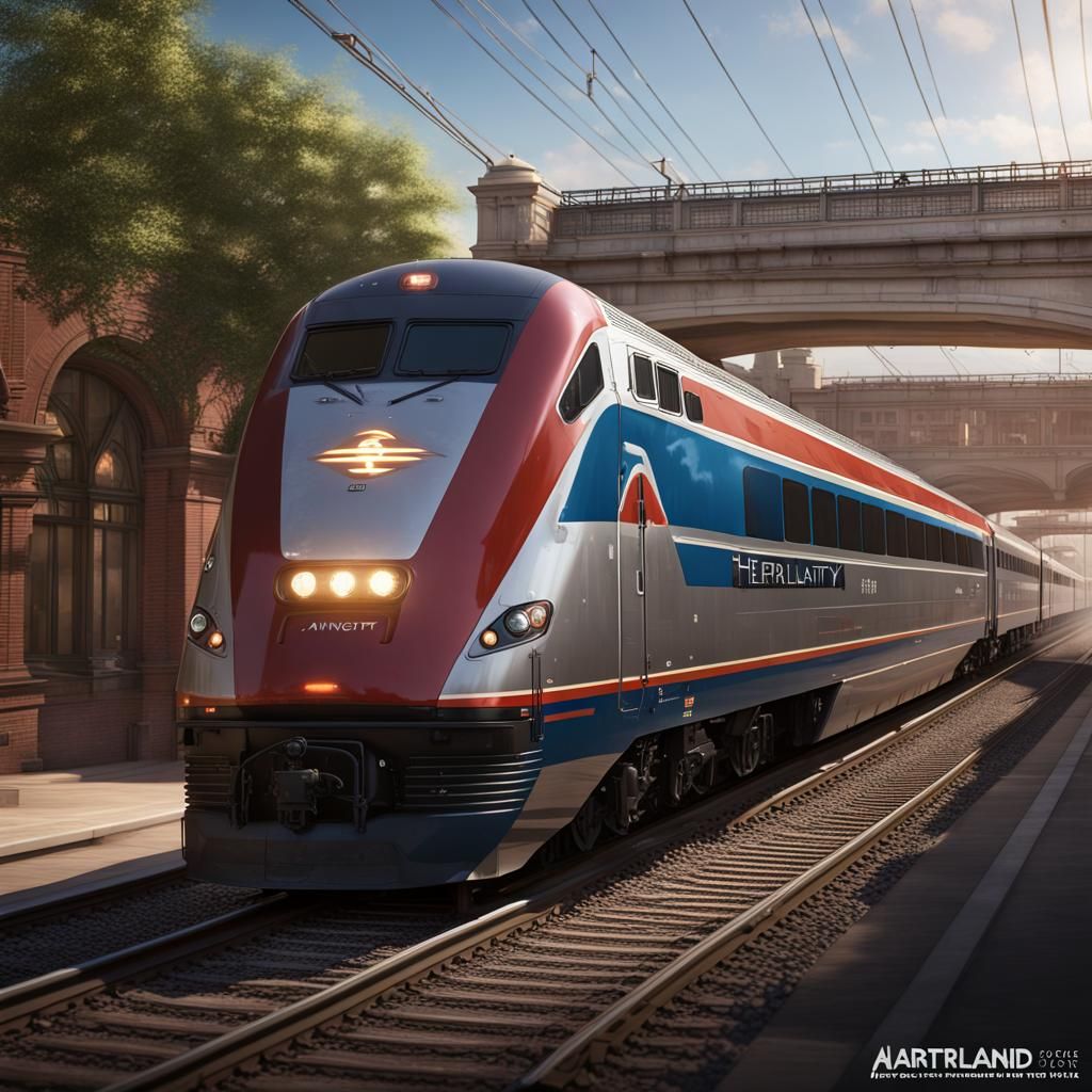 Amtrak In Fort Worth - Ai Generated Artwork - Nightcafe Creator