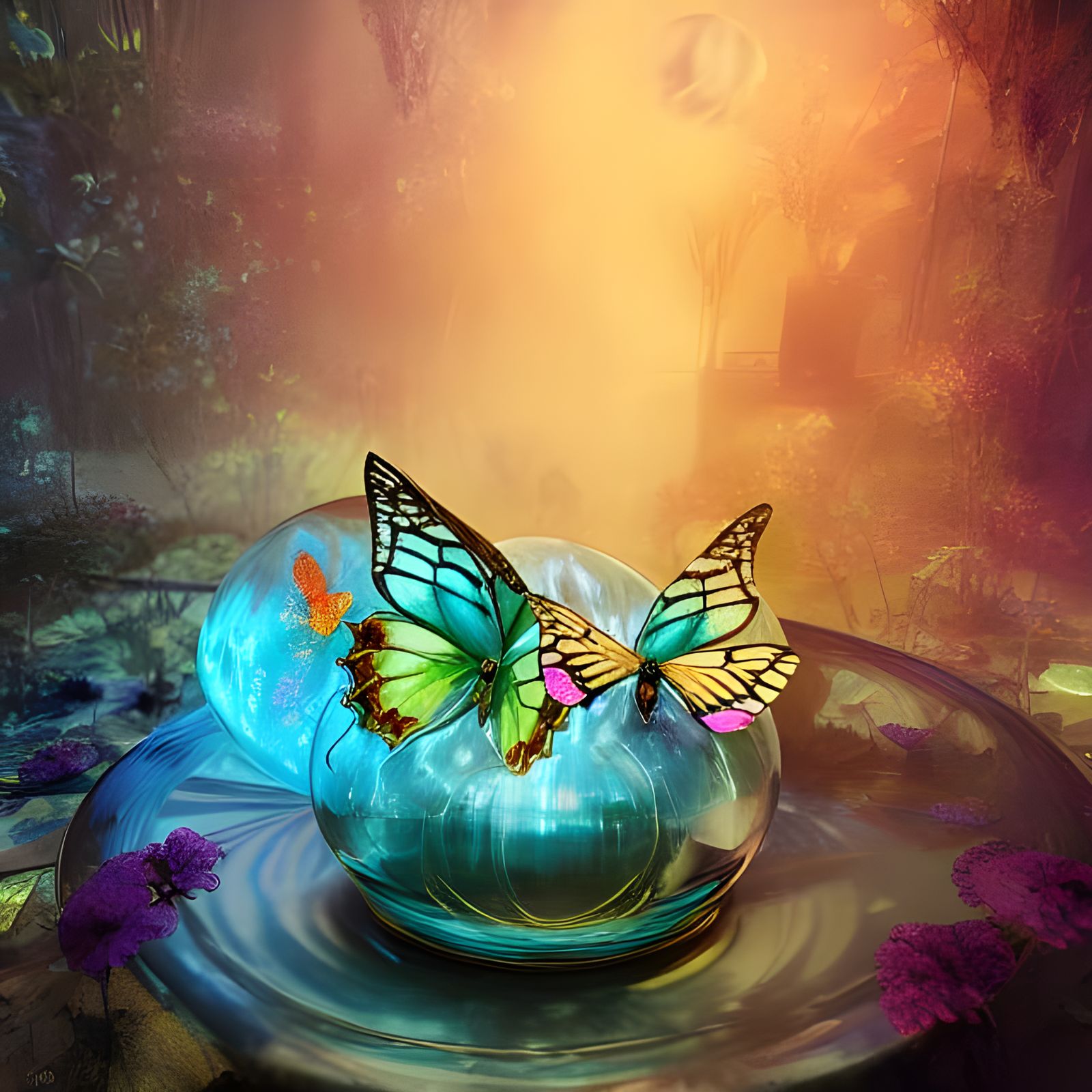 Lacewing Butterfly - AI Generated Artwork - NightCafe Creator