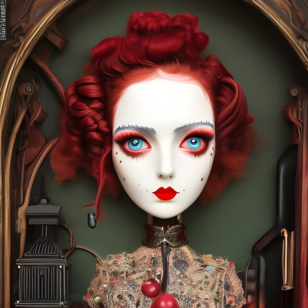 The Red Queen 3 - AI Generated Artwork - NightCafe Creator