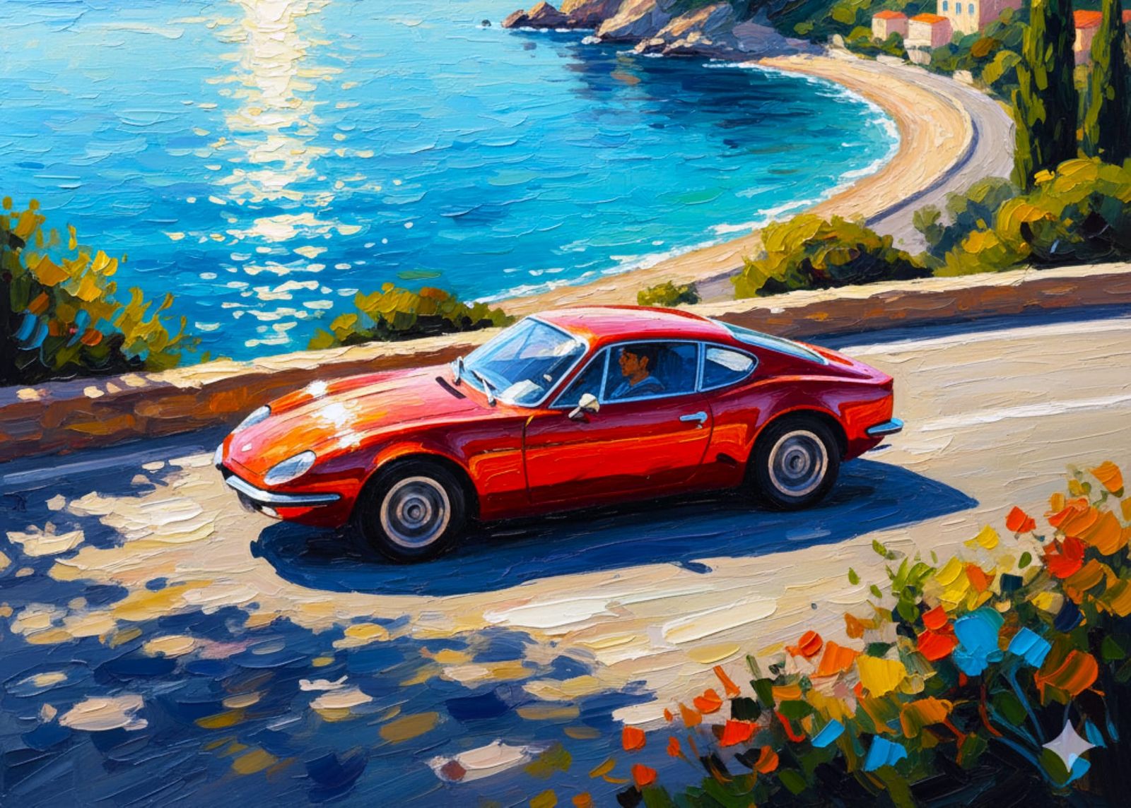 70s Sports GT on Coastal Drive