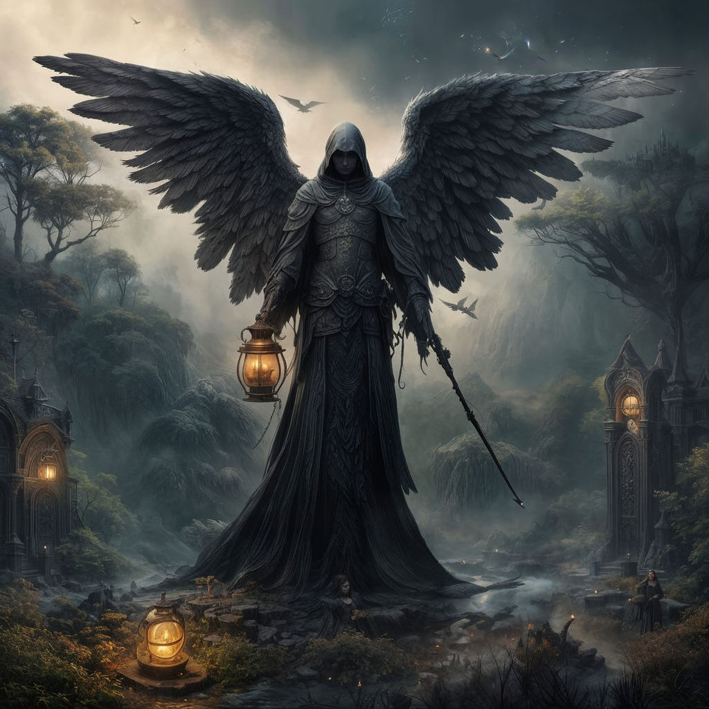 The Dark Angel  by @Macfoggy