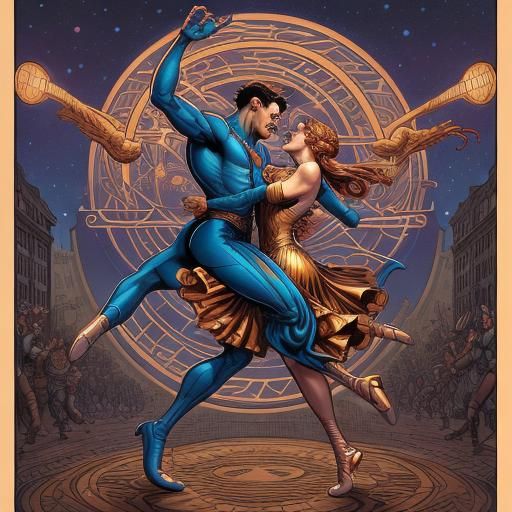 Music sings in harmony sweet
So we can dance on nimble feet.