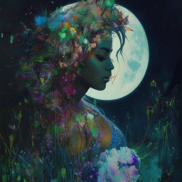 Moon goddess