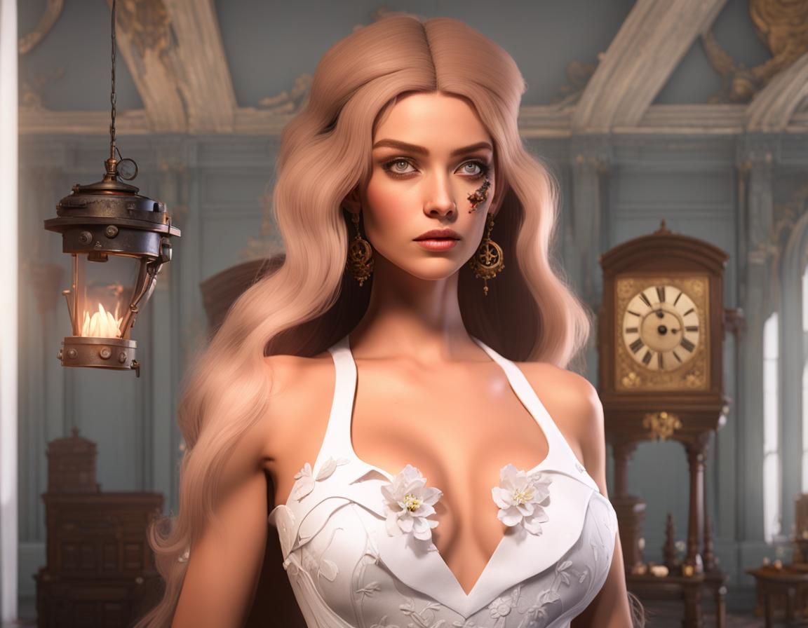 A beautiful woman