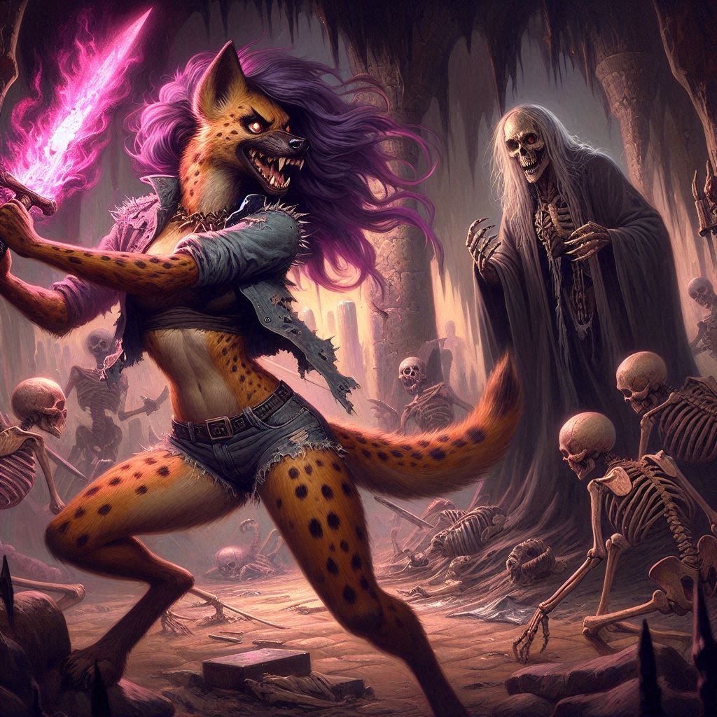 Scuzzy in the Lich's Cavern