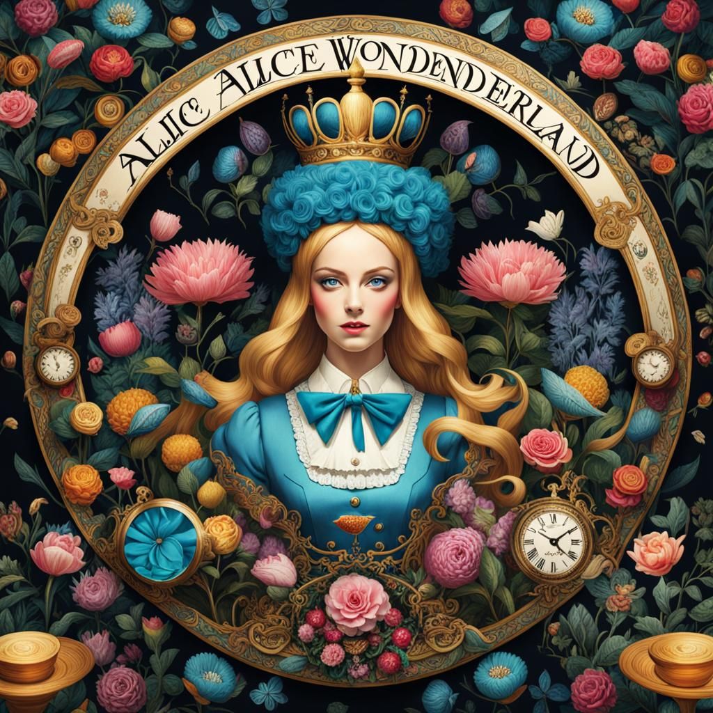 " Alice wonderland monde du maximalisme "