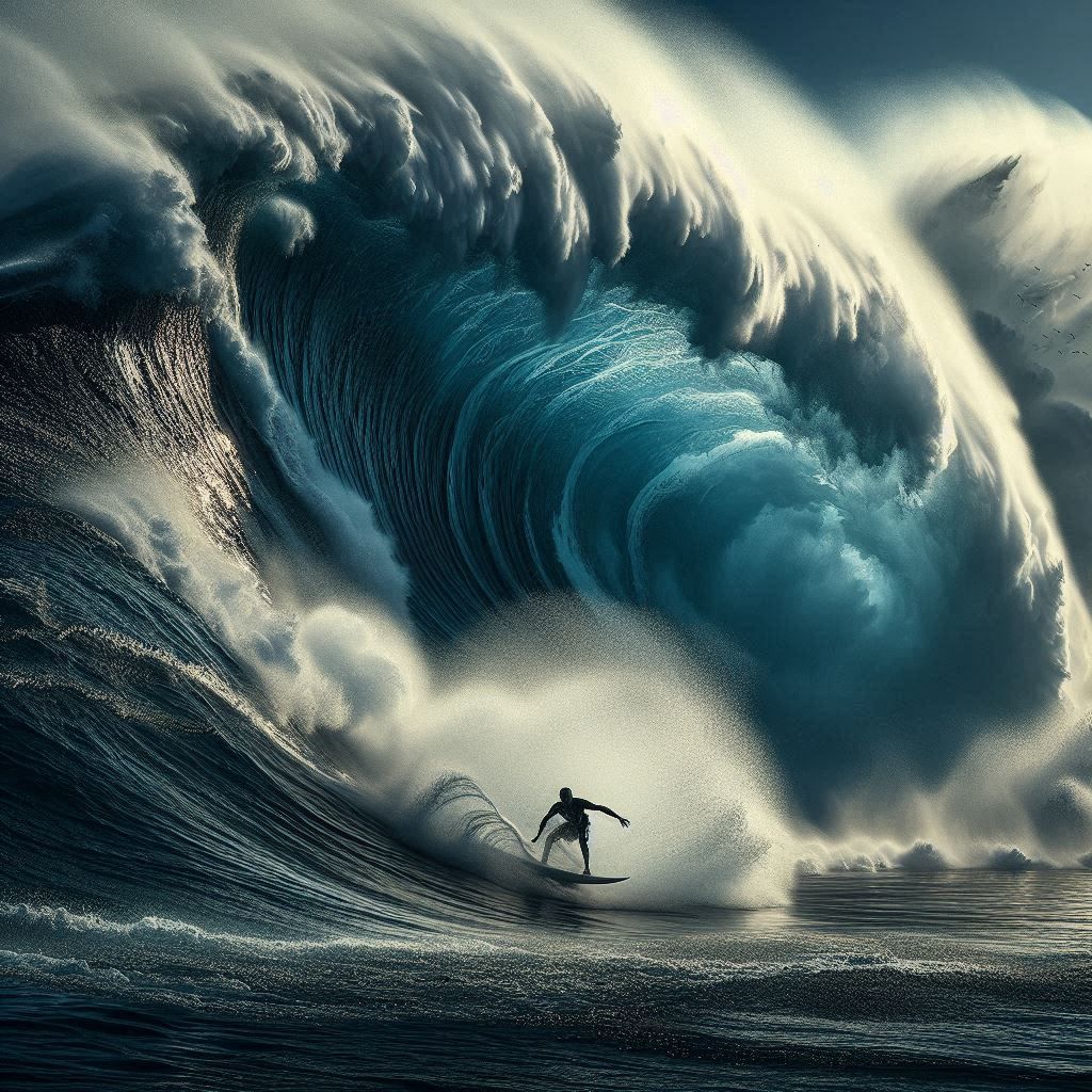 The waves are calling me..