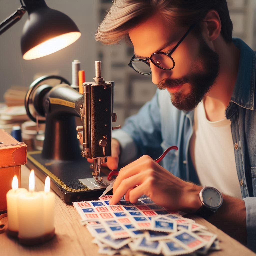 Sewing stamps