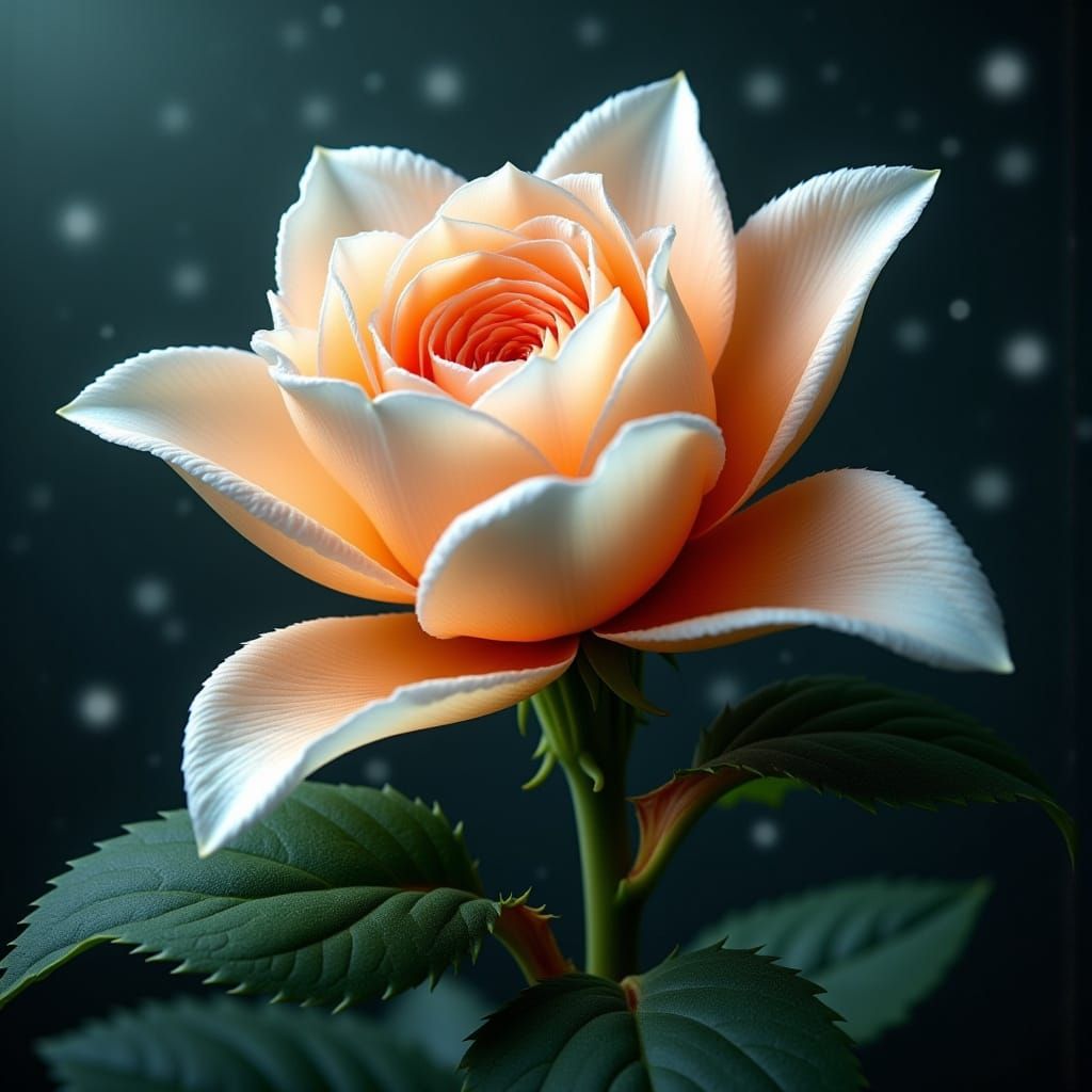 Ethereal Bloom in Mystical Style