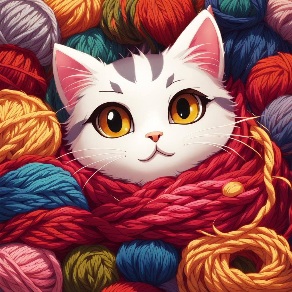 yarn cat