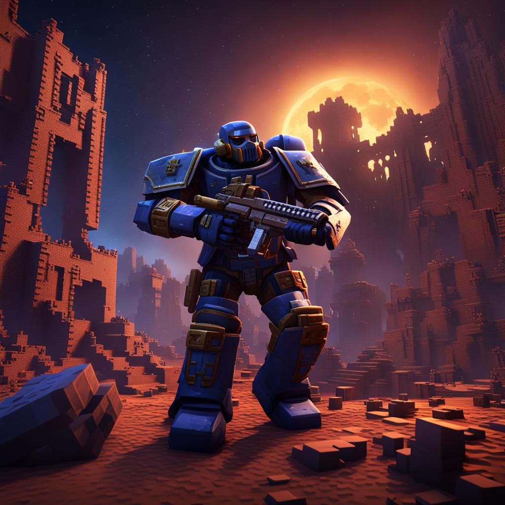 minecraft space marine