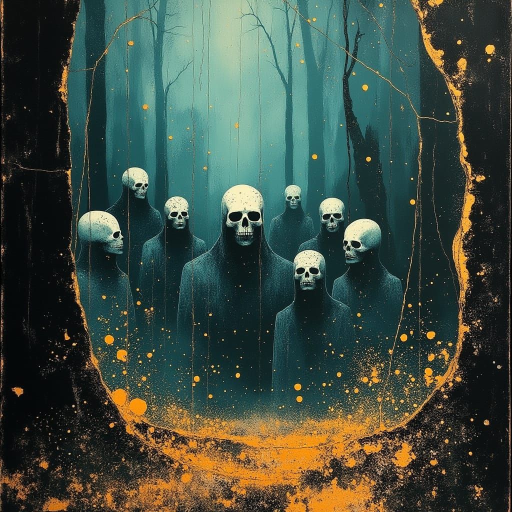 Inktober 2025 prompt 12 v.1: shredded