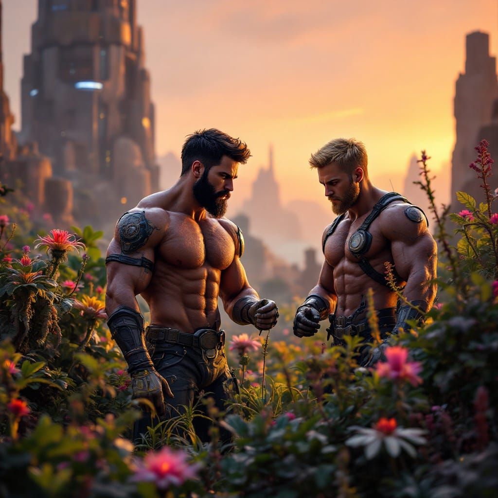 gardening on Beta Prime  by @berly