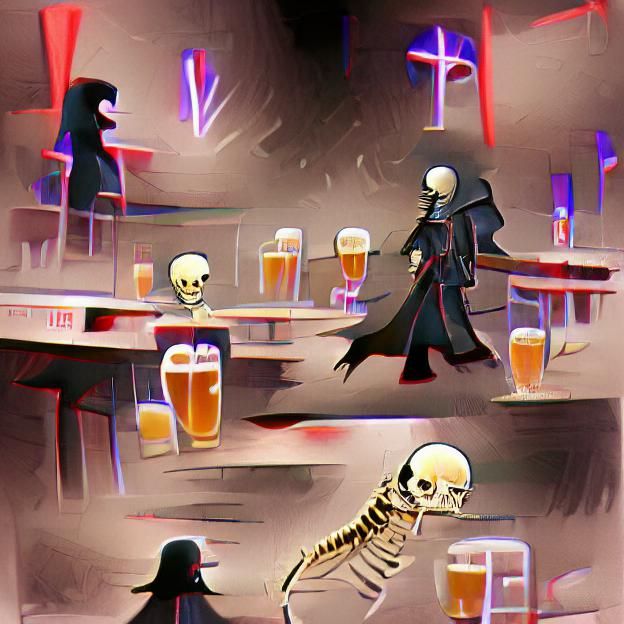 Death walks into a Bar
