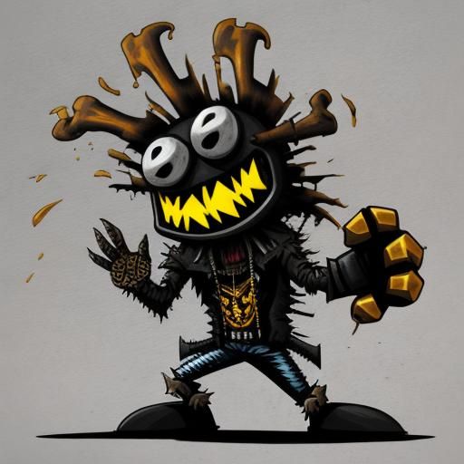 anthropomorphic headbanging metalhead warfnuzzlesplat