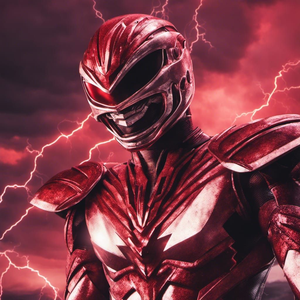 Evil Red Ranger - Ai Generated Artwork - Nightcafe Creator