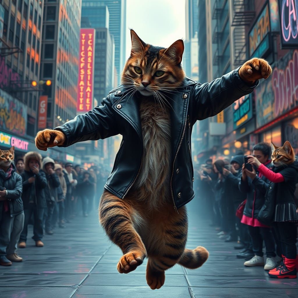 Hipster cat