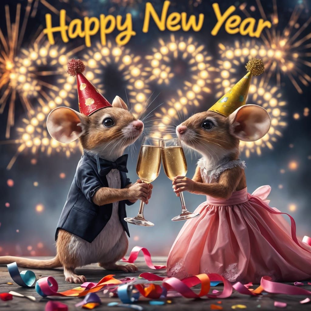 Cheers to the New Year!  by @MommaKitty
