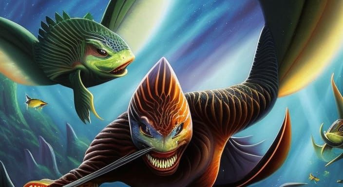 "Anthropomorphic Shark people"