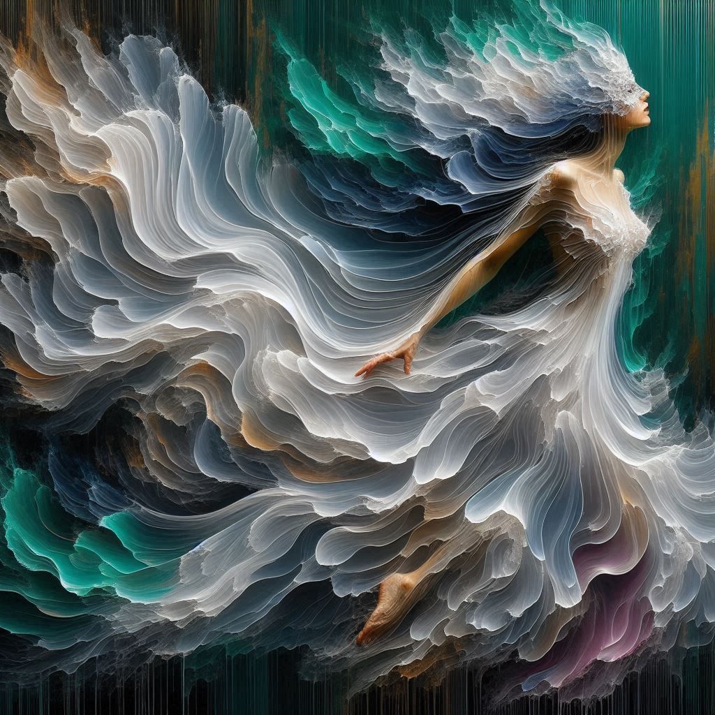 Woman dancing with the life 3