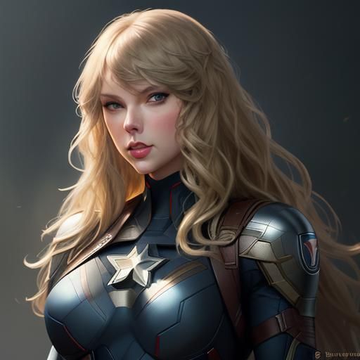 Taylor Swift Superhero - AI Generated Artwork - NightCafe Creator