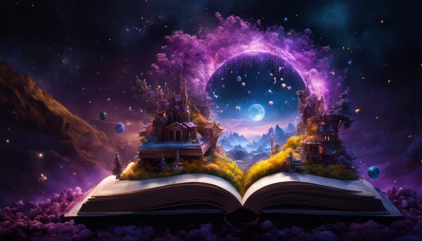 magical fantasy book - AI Generated Artwork - NightCafe Creator