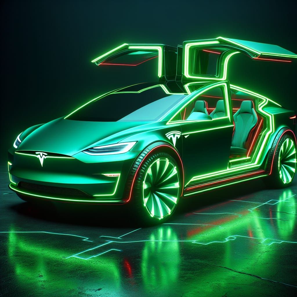 Green Tesla
