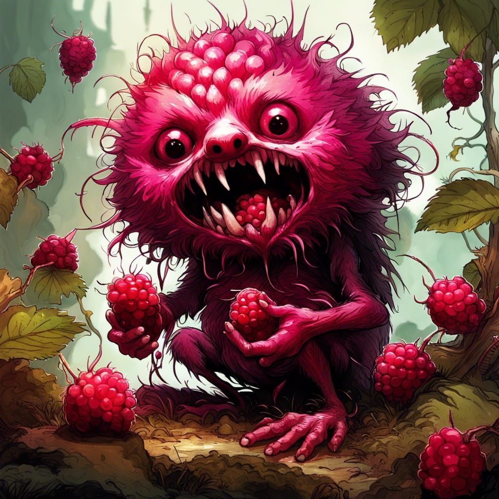Cannibal Raspberry - AI Generated Artwork - NightCafe Creator
