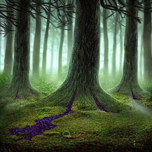 Mushroom Dark Forest