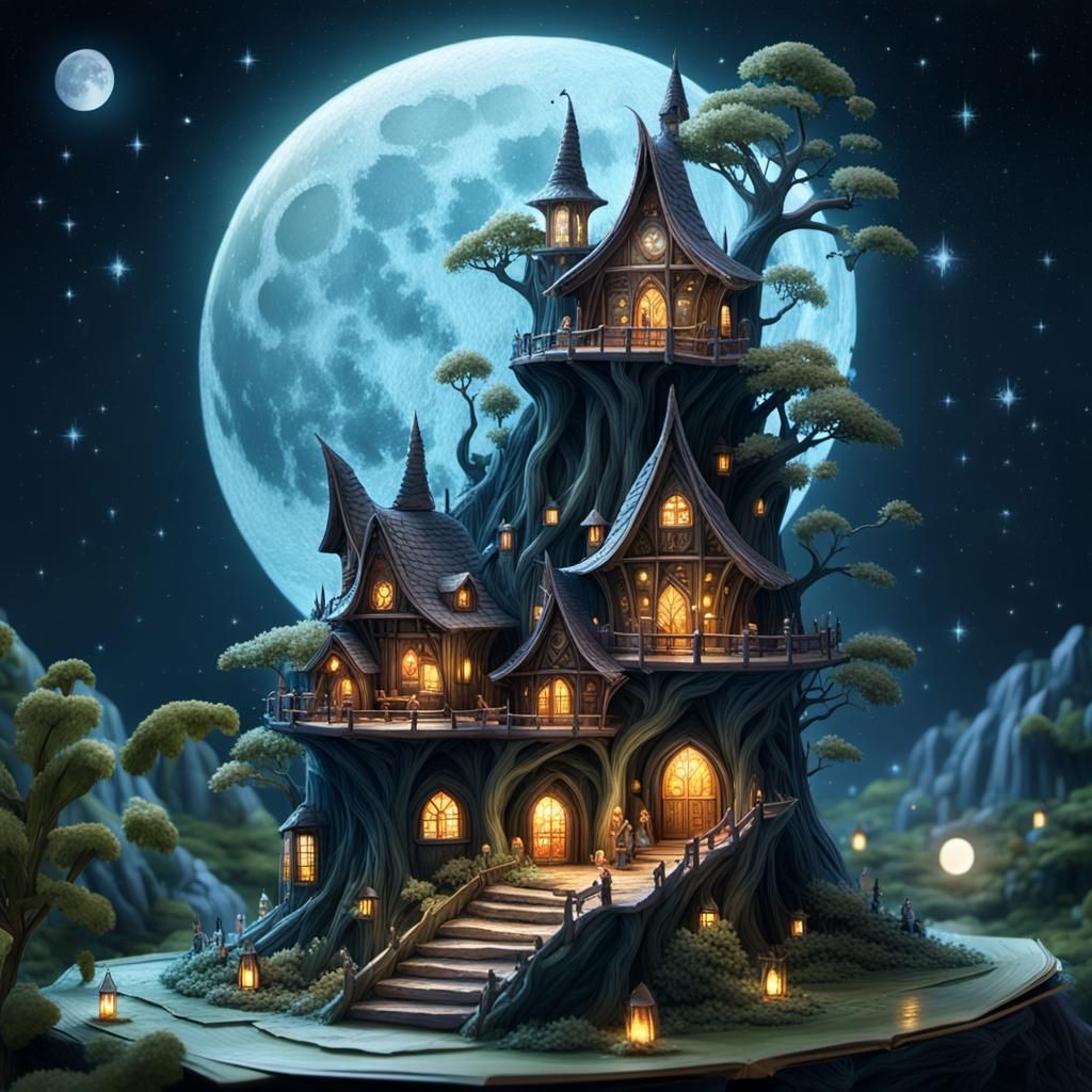 An elf village