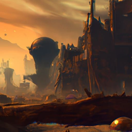 Desolate wasteland