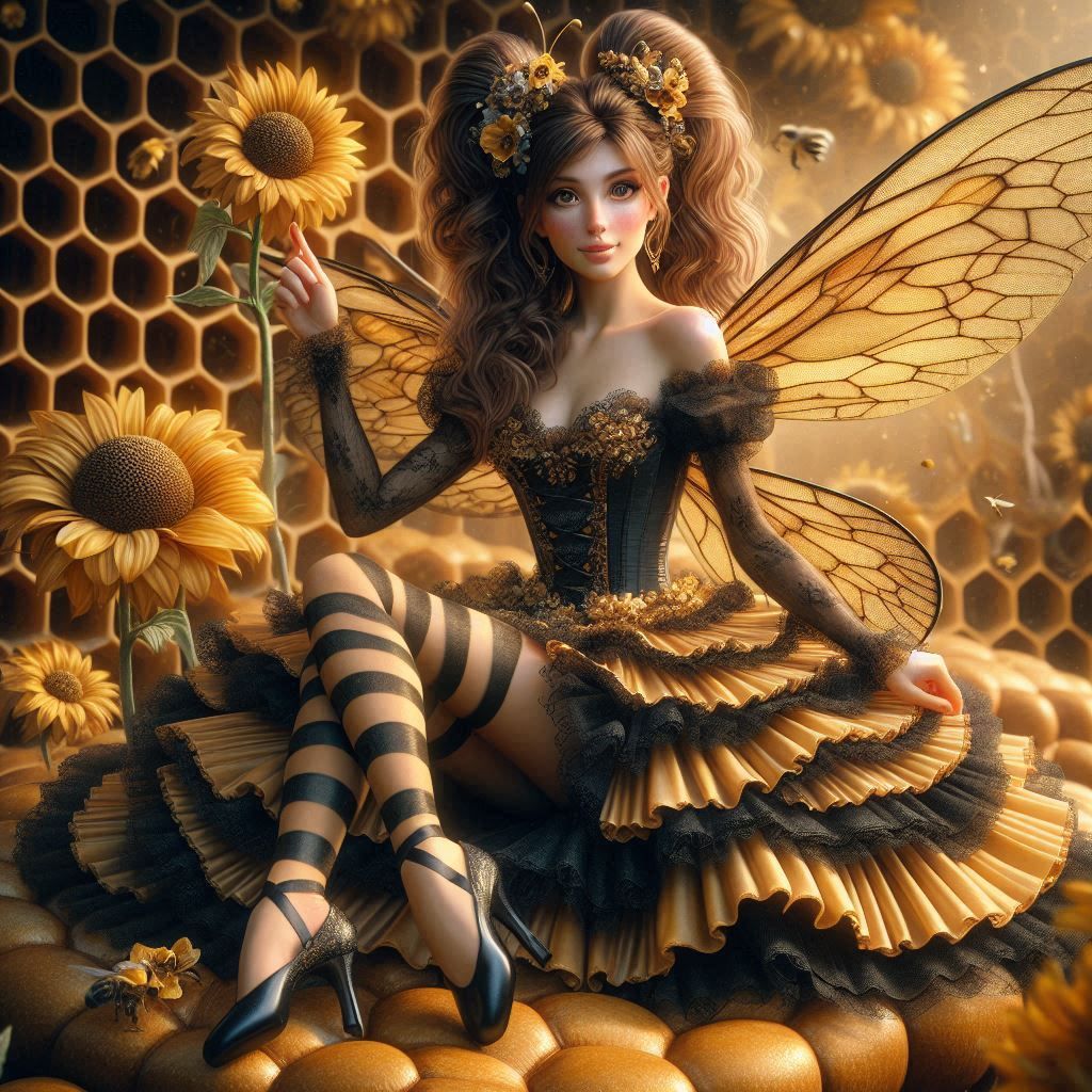 Bumblebee Sunflower Fairy (2)