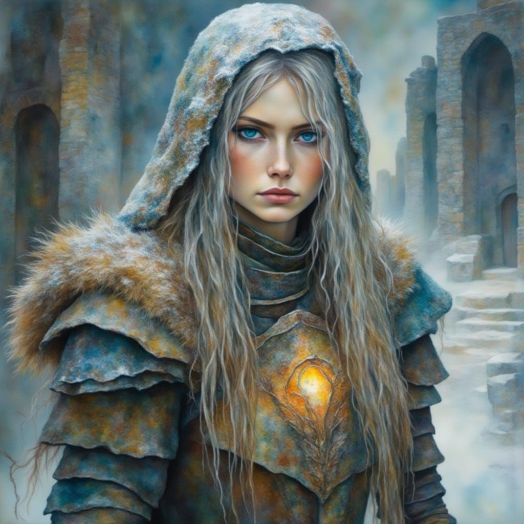 Warrior Sorceress  by @Macfoggy