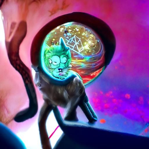 A cat in Rick and Morty