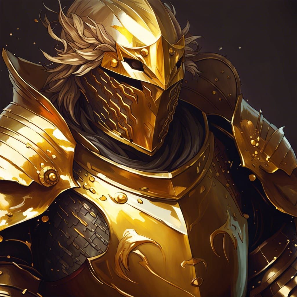 Knight of Gold. - AI Generated Artwork - NightCafe Creator