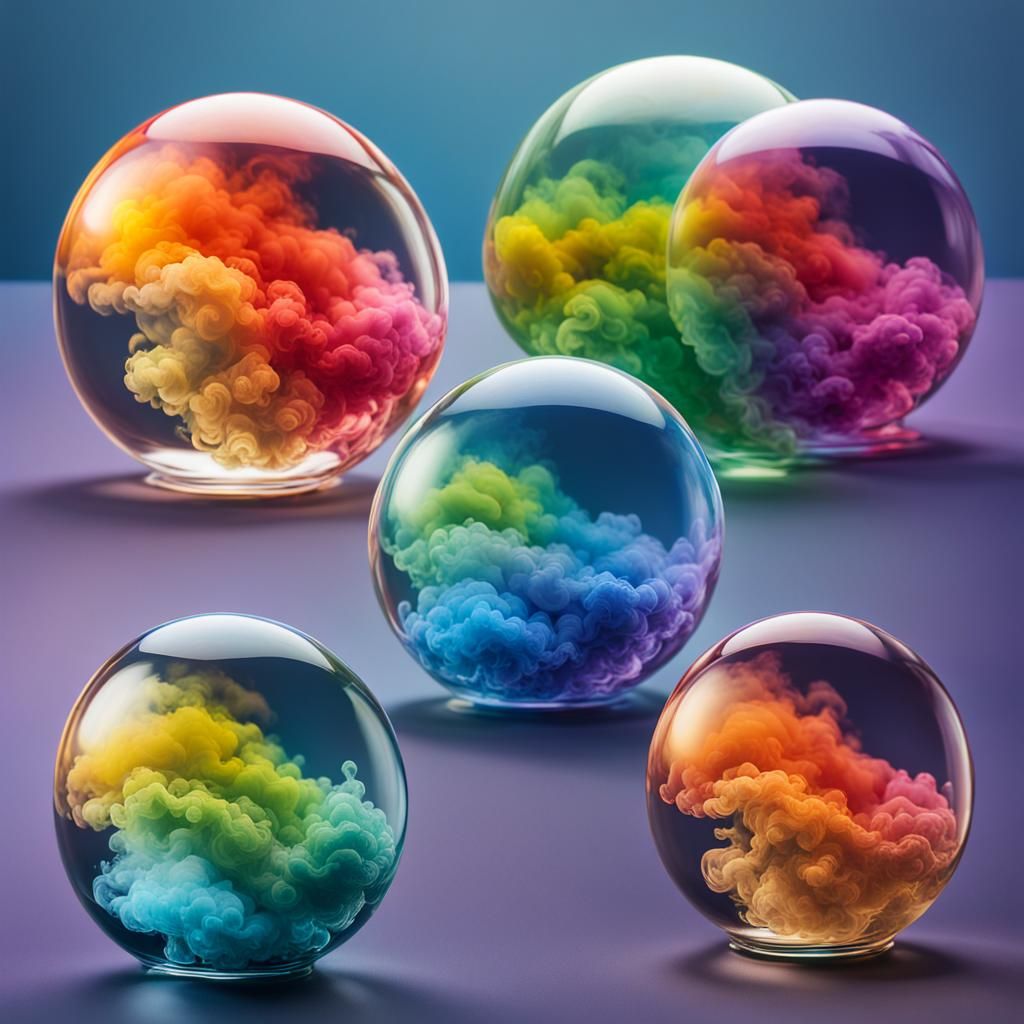 Rainbow smoke