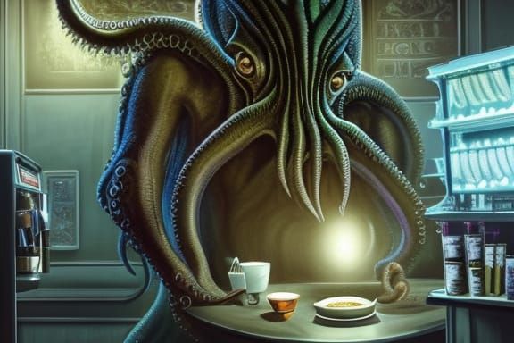 Cthulhu on a coffee break