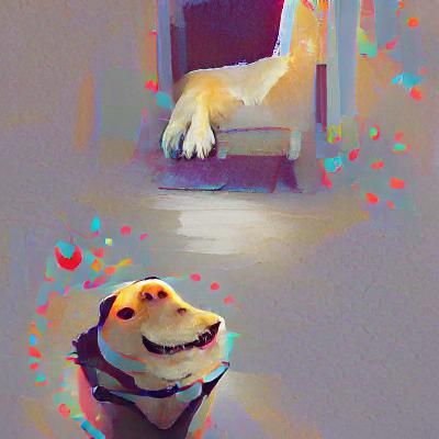 My dog is a very good boy