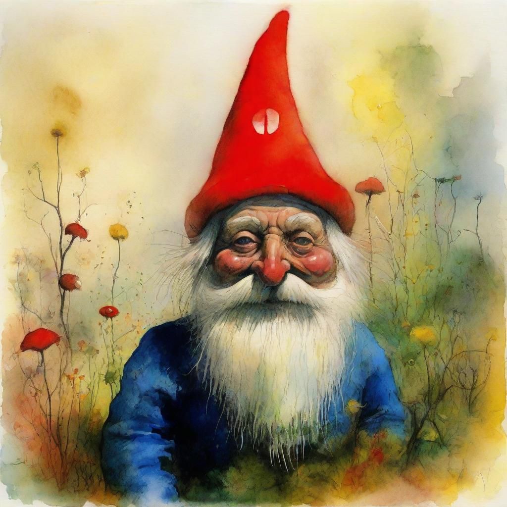 Garden Gnome by Zdzislaw Beksinski Joan Miro Dr. Seuss Steph...