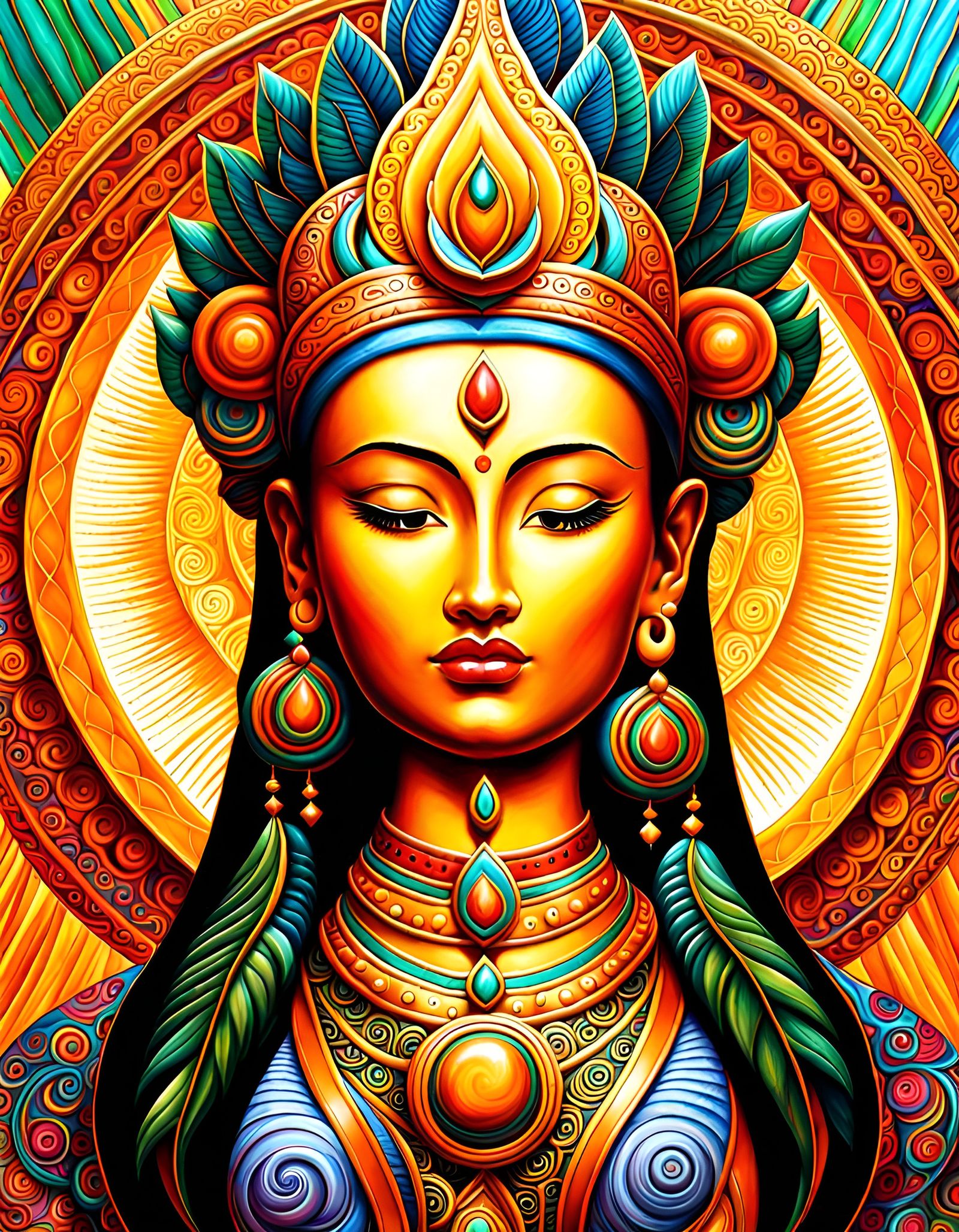 Kuan yin AI Generated Artwork NightCafe Creator