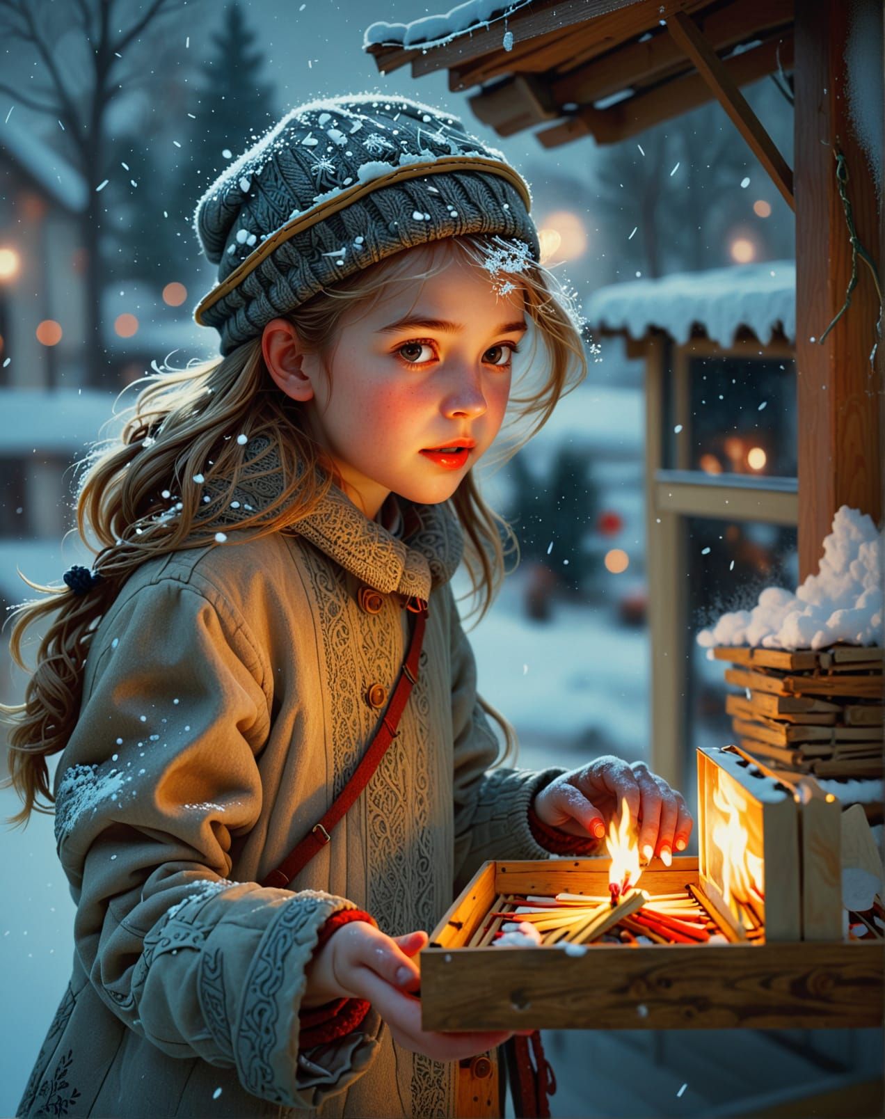 The little Match-Seller -  Hans Christian Andersen