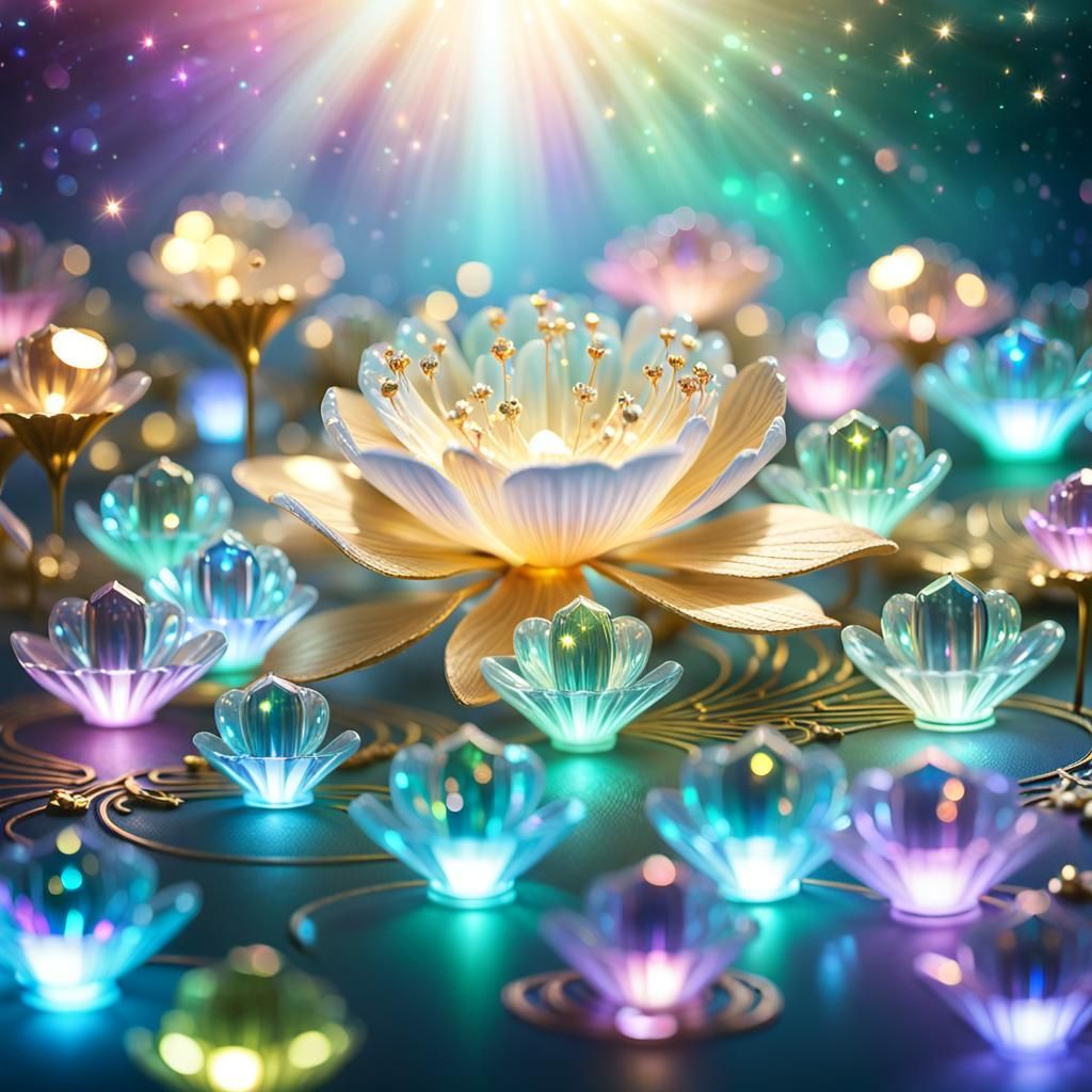 Pastel Light Rain Florals  by @Adam