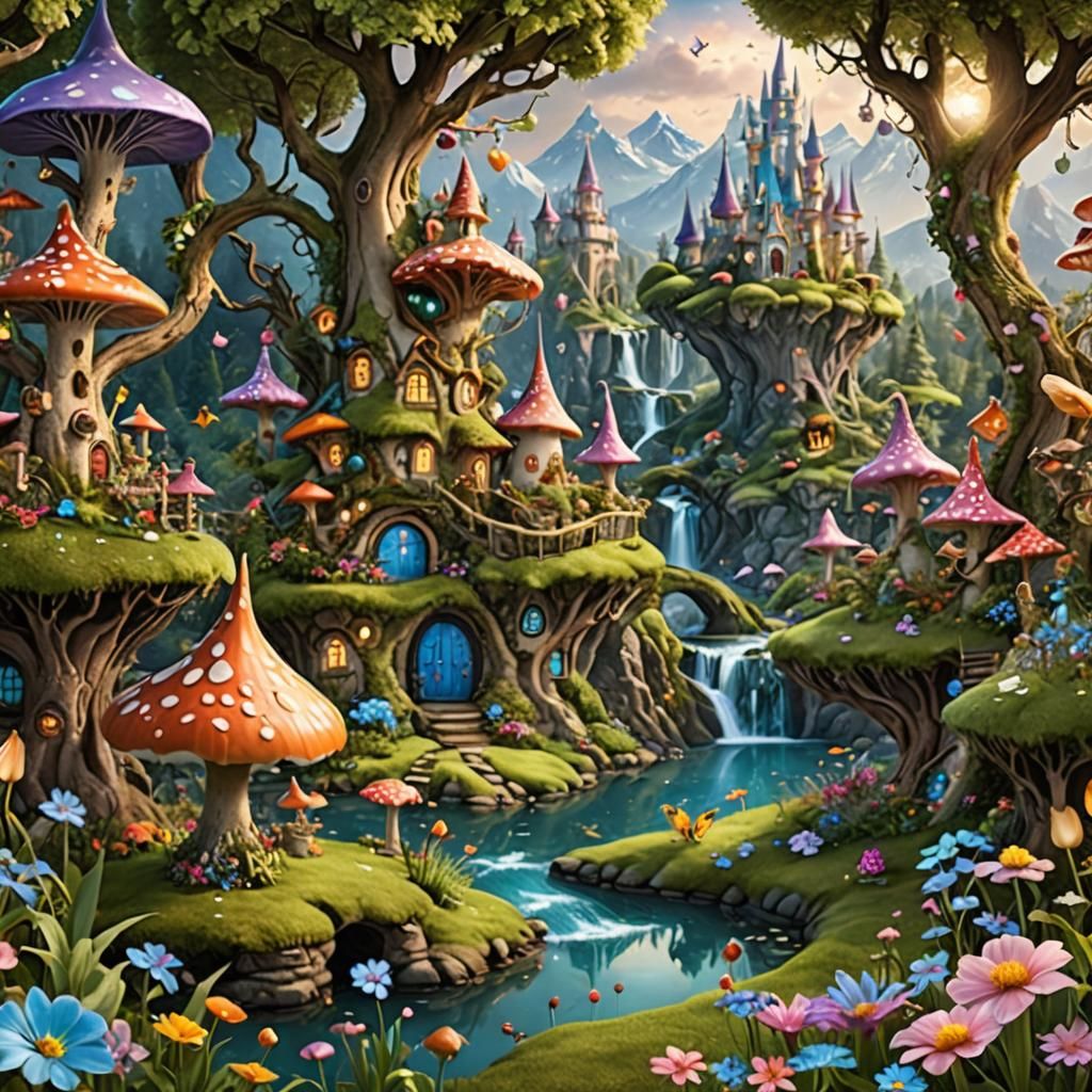 Dreamy whimsical magical wonderland - AI Generated Artwork - NightCafe  Creator