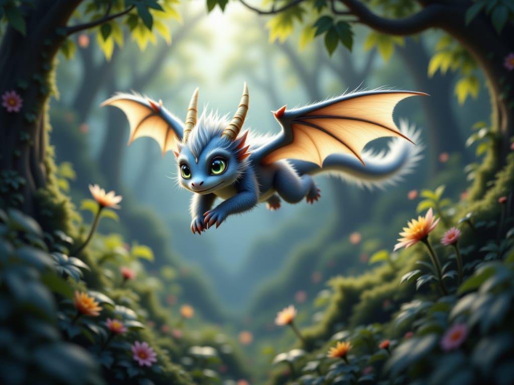 Dragons Cute V2 LoRA Test