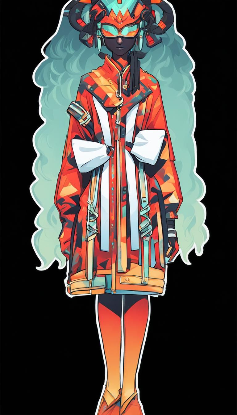 Light hot girl style Miku character